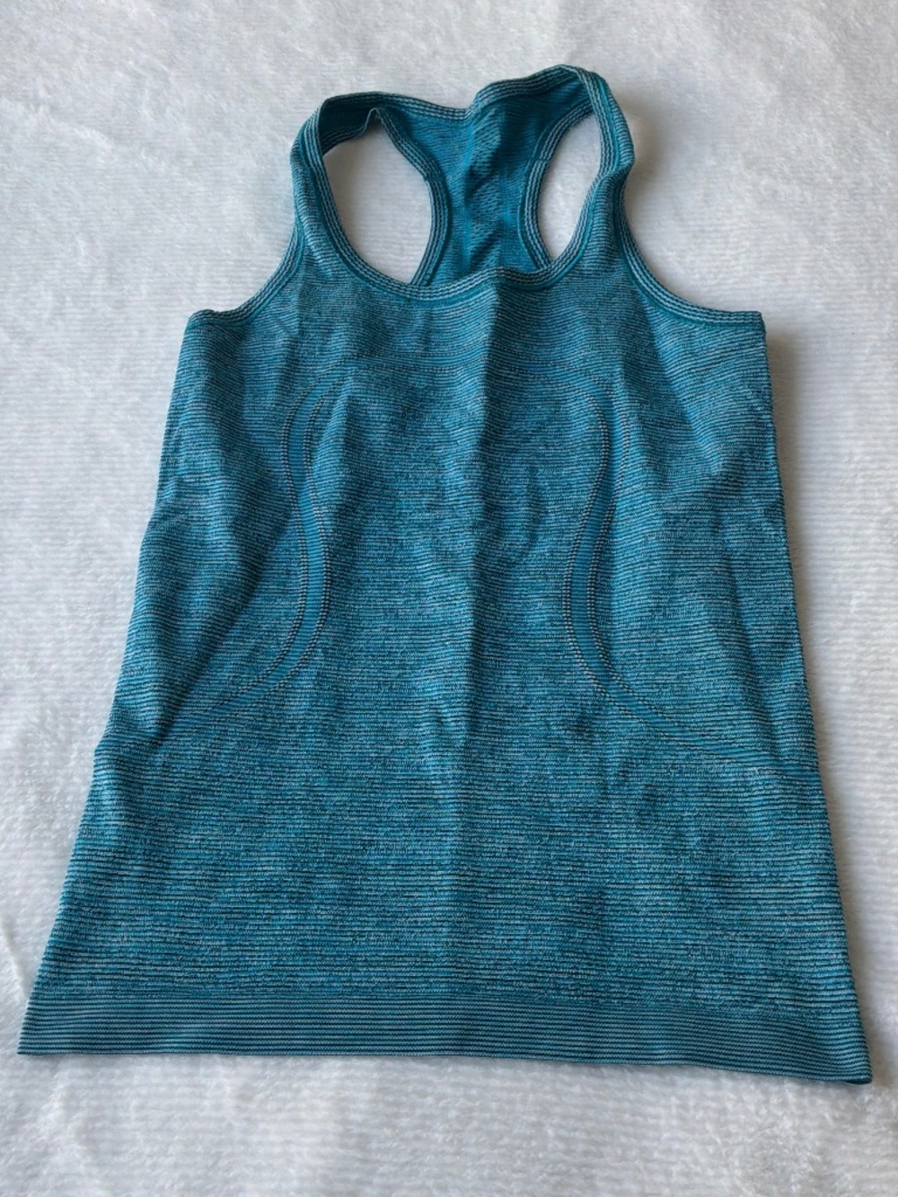 Lululemon Swiftly Tech Racerback Tank Top Teal Blue 14” Pit to Pit